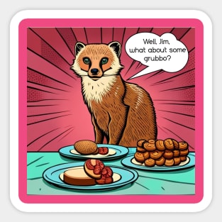 Gef, the Talking Mongoose Sticker